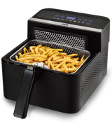 CHIQ freidora aire y aceite duo touch negra CQXAO03G1T1B