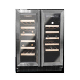 CHIQ vinera 40 botellas 4,2 PC y 2 zonas enfriamiento independientes CQRW40Y1AMD1B7V