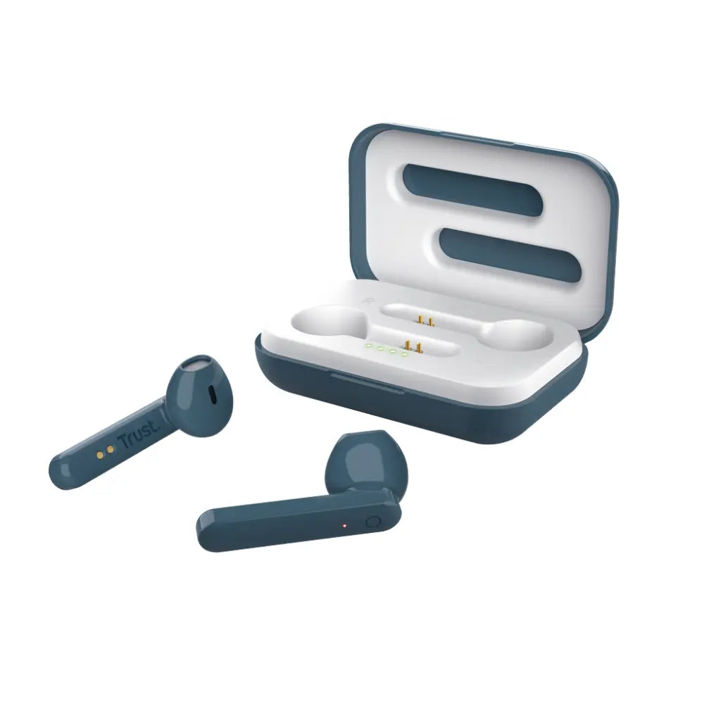 Trust audifonos bluetooth wireless color azul c/controles tactiles - 23780