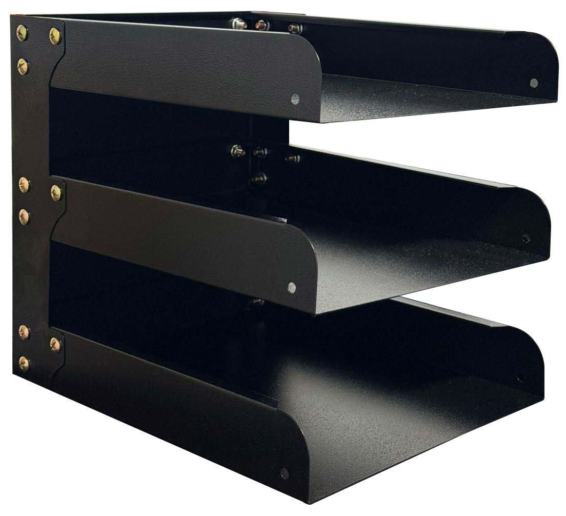 Papelera metálica 3 niveles LICHE-M13