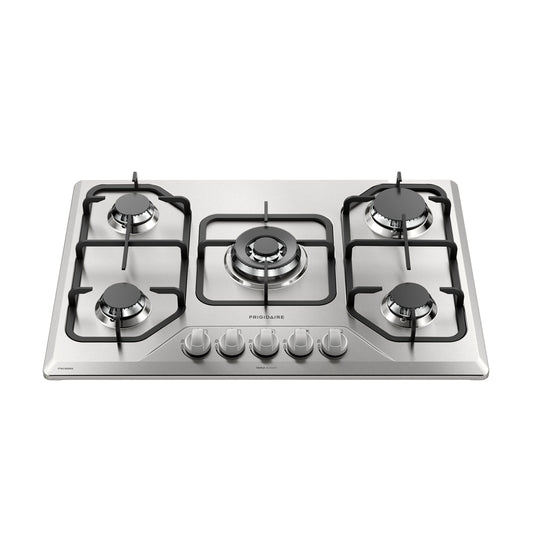 Frigidaire plantilla de gas 30" con 5 quemadores, acero inoxidable
