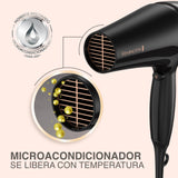 Remington secadora almond radiante - D12AA-110F