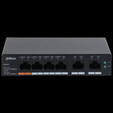 Dahua conmutador gigabit 6 puertos con 4 Puertos PoE -DH-CS4006-4GT-60-  1.0.01.20.11243-9002