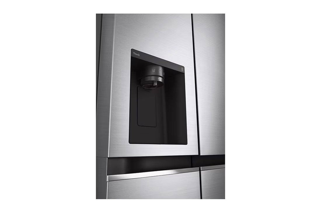 LG Refrigerator Side by Side 27 pc con dispensador silver VS27LWID