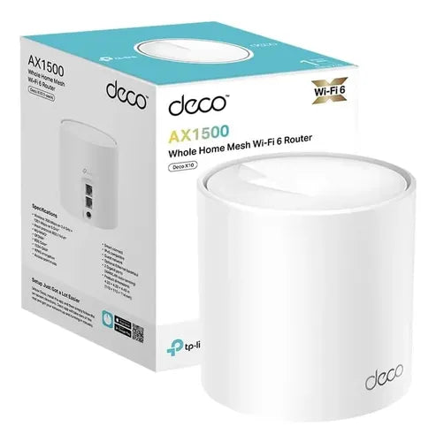 TP-link router sistema deco Wi-Fi 6 mesh AX1500 - Deco X10(1-pack)