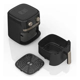 Black + Decker freidora de aire con perillas gris - AFBD42-3BDLA