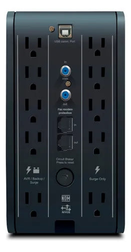 CDP ups regulador lcd 2000va/1200w 10 salidas r-smart 2010