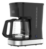 Black + Decker cafetera 12 tazas programable color gris plata  - CM0322-0SDLA