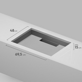 Frigidaire plantilla de gas 30" empotrable 5 quemadores FTGC3050XS