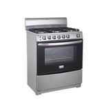 Frigidaire cocina de gas 30" 6 quemadores silver FKGH30C3MDQG