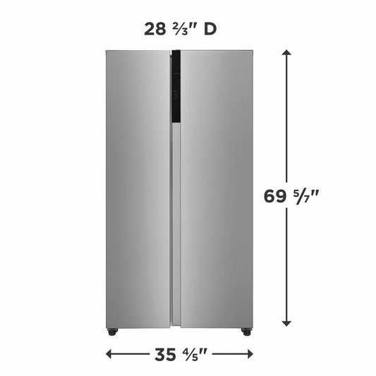 Frigidaire refrigerador side by side 21 pies Inverter FRSG2115AV