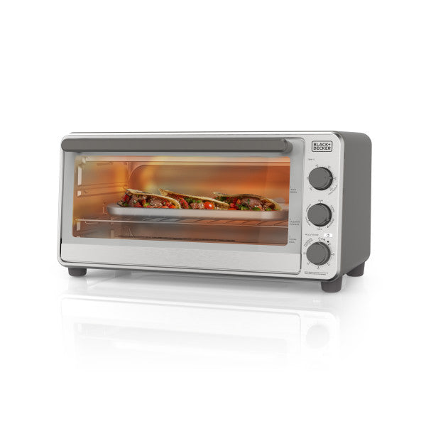 Black + Decker horno tostador 15 lts extra ancho color gris - TO8230-0GDLA