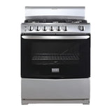 Frigidaire cocina de gas 30" 6 quemadores silver FKGH30C3MDQG