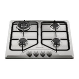 Frigidaire plantilla de gas 24" vidrio empotrable 4 quemadores FTGY24R0EMS