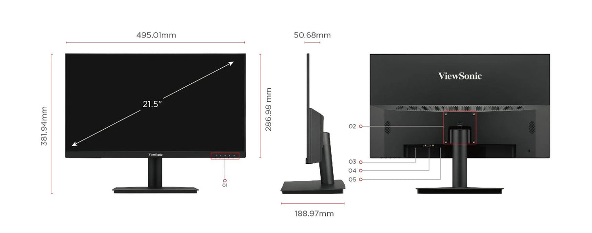 Viewsonic monitor  VA 22" 1920 x 1080 VA220-H
