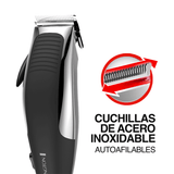 Remington kit cortadora de cabello 12 piezas cromada HC1080A-110F