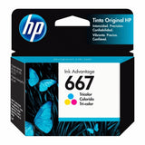 HP cartucho HP 667 tricolor 3YM78Al