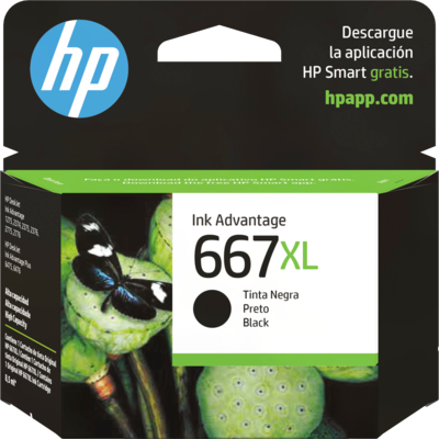 HP cartucho HP 667Xl negro 3YM81Al