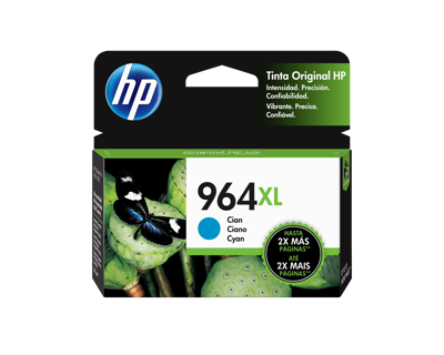 HP cartucho tinta 964XL cyan alto rendimiento 3JA54AL