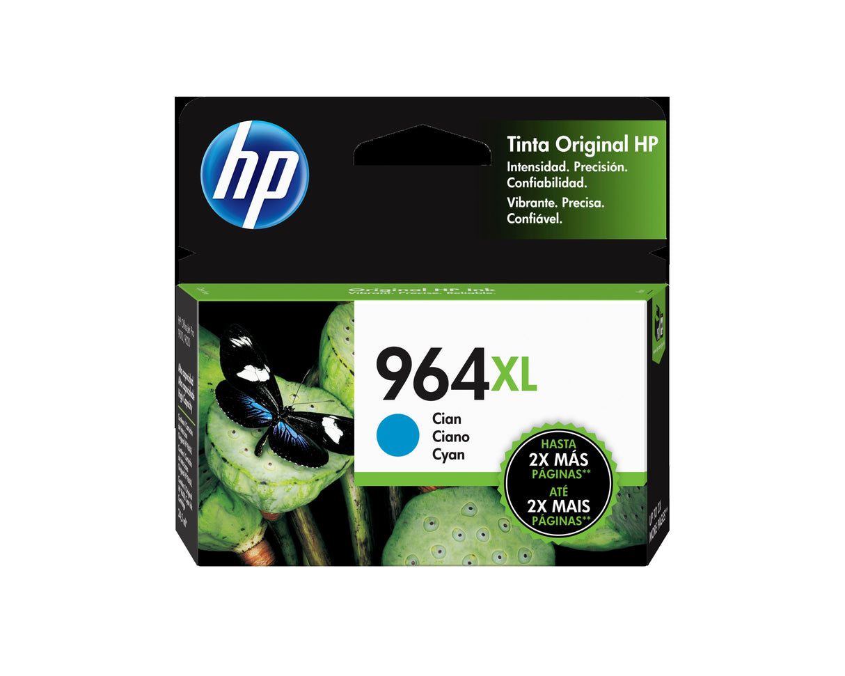 HP cartucho tinta 964XL cyan alto rendimiento 3JA54AL