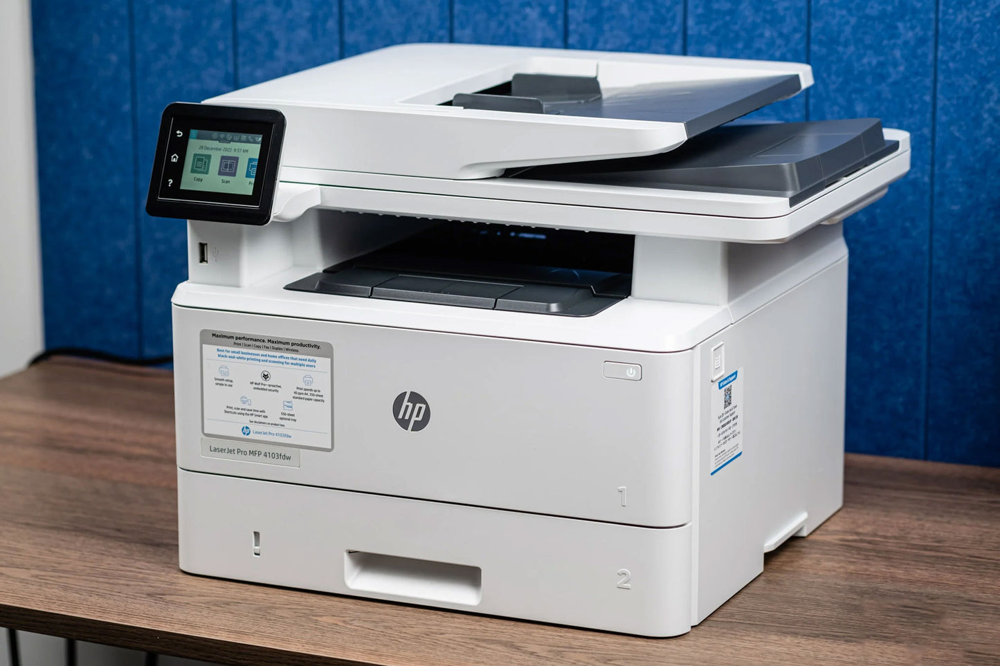 HP impresora laserjet pro MFP mono 4103fdw 2Z629A