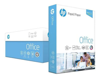 HP caja 10 unds resmas 8,5 X 11 500 Hjs blancura 98% 75gr "Bond"