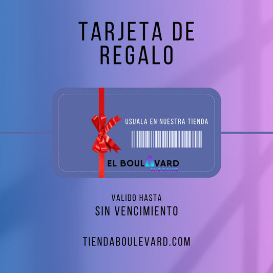 Tarjeta de regalo tiendaboulevard.com