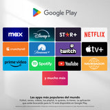 JVC televisor ISDBT 86" QLED 4K Frameless con google TV OS - LT-86KB738