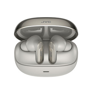 JVC audifonos inalambricos 6.0 hibridos con cancelacion ruido (ANC), audio espacial resistencia al agua IPX4, 52 hrs auto color blanco - HJ-KFXT544N6