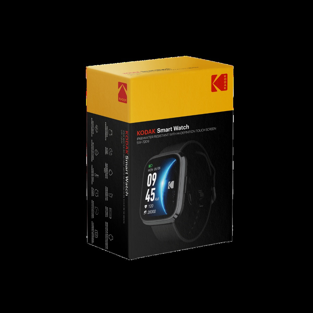 Kodak reloj inteligente SW7209 negro 1,72" full touch