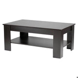Kenneth Cole mesa de centro  cubierta color negro y caf‚ oscuro -KCWD2022058-BR