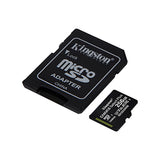 Kingston tarjeta de memoria micro SD canvas c/adaptador (clase 10) SDCS2/256GB