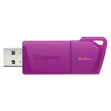 Kingston memoria exodia morada 64GB usb 3.2 KC-U2L64-7LP