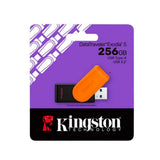 Kingston memoria exodia negro anaranjado 256GB usd 3.2 - DTXS/256GB