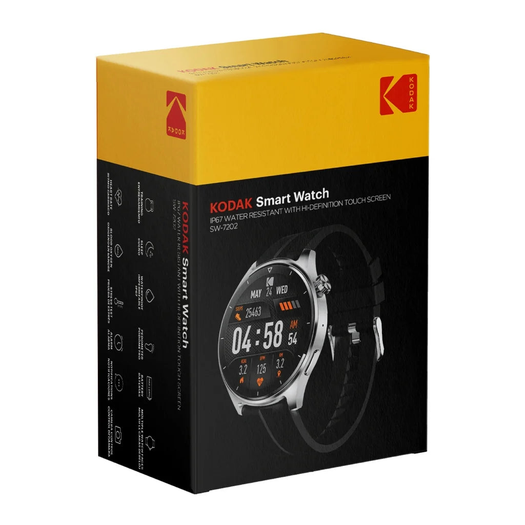 Kodak reloj inteligente SW7202 plateado 1,45" full touch