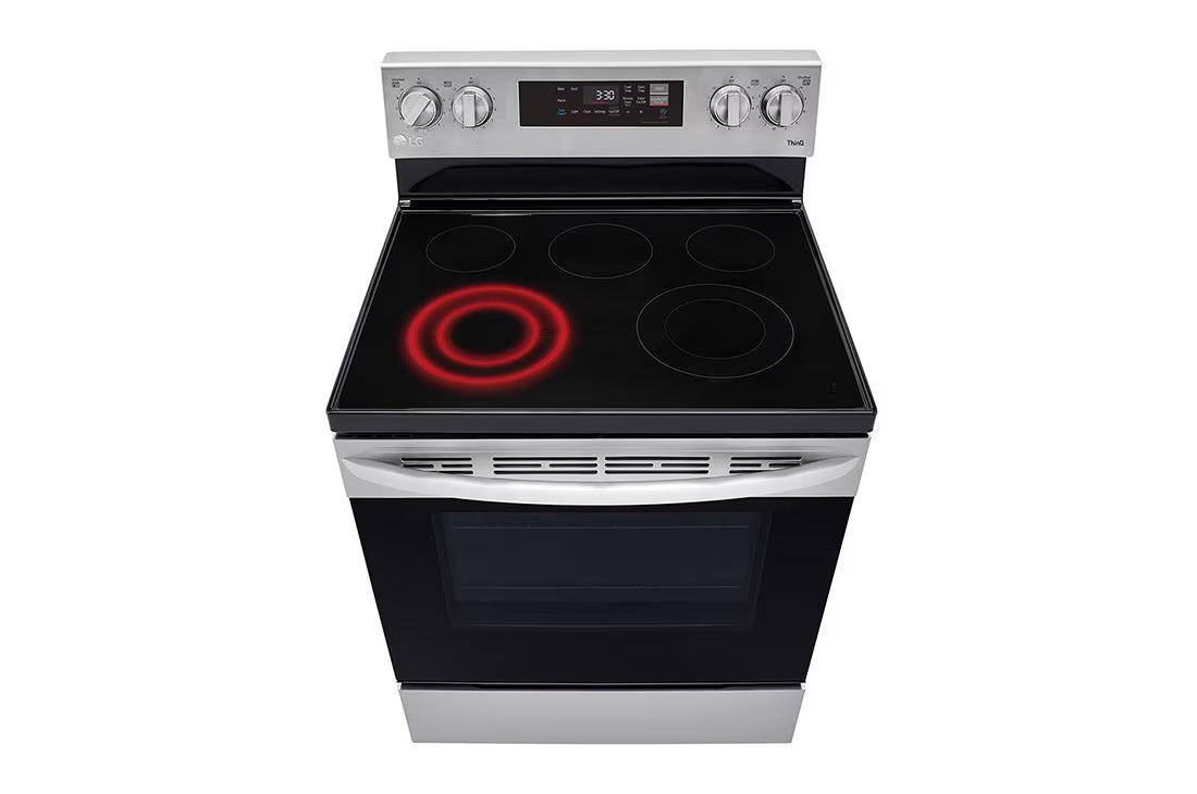 LG Cocina Electrica 30" Silver LREL6321S
