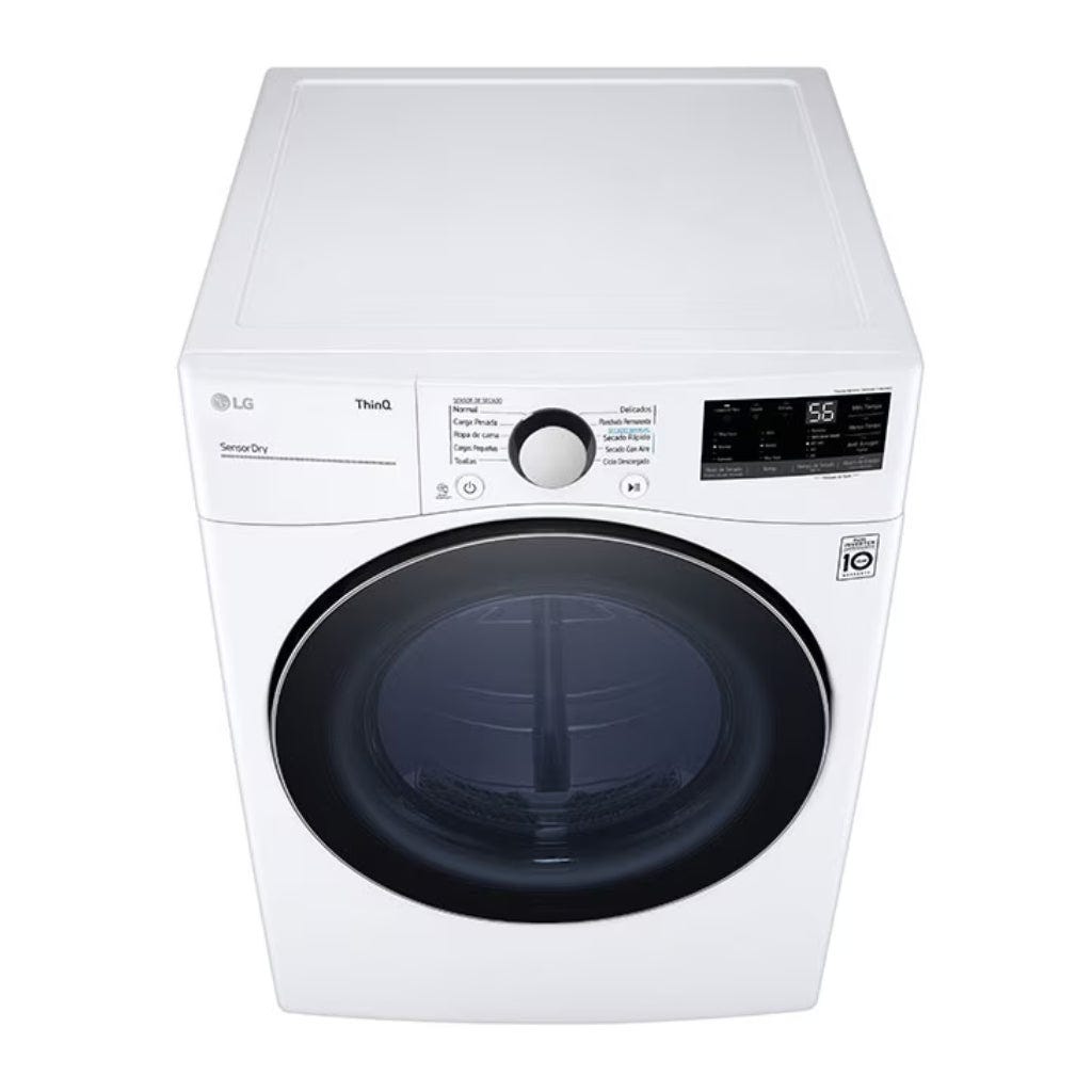 LG Secadora Gas 22 kg white DF22WV2R
