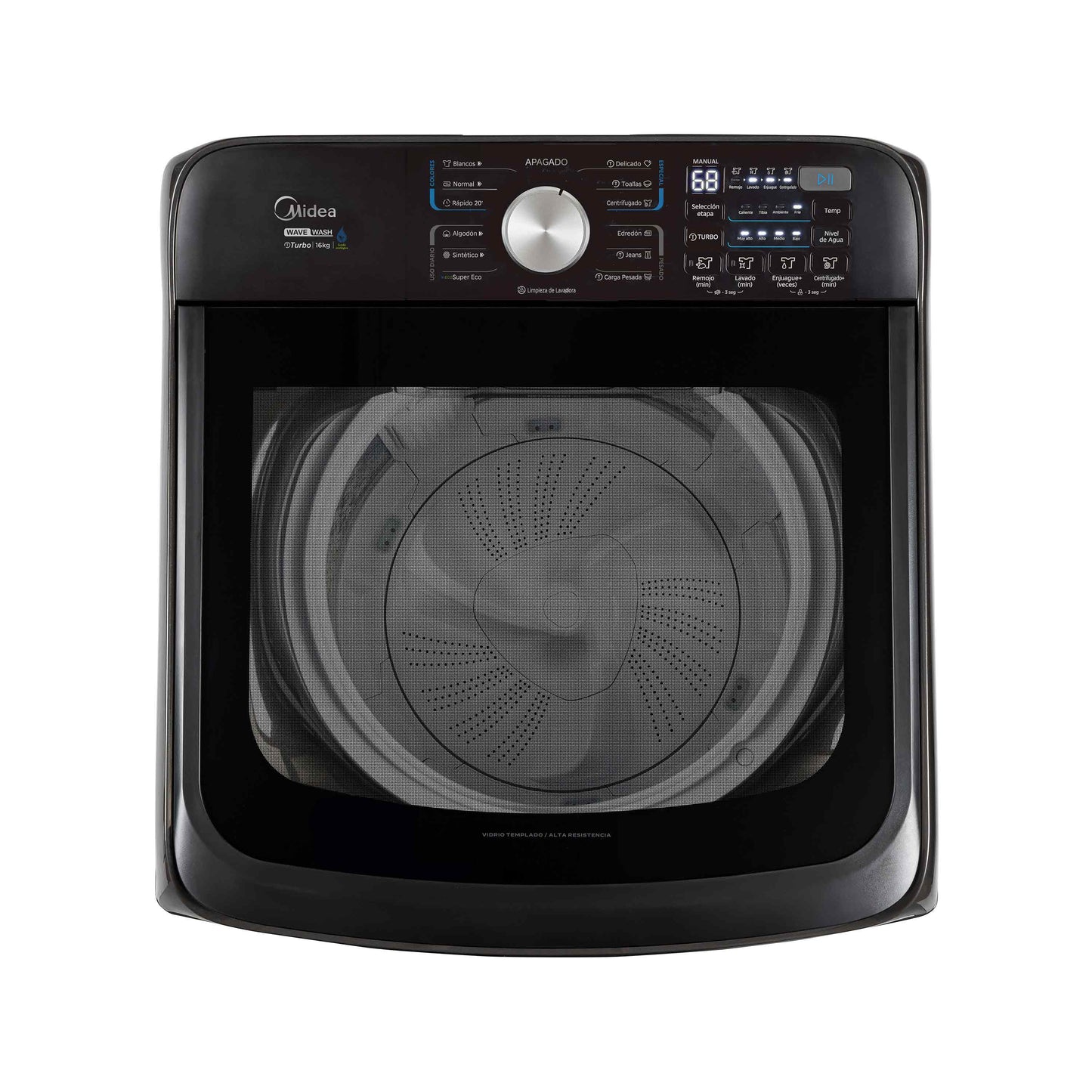 Midea lavadora carga superior blanca 16Kg MA512W16/W