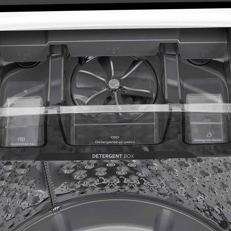 Midea lavadora carga superior blanca 18Kg MA512W18/W