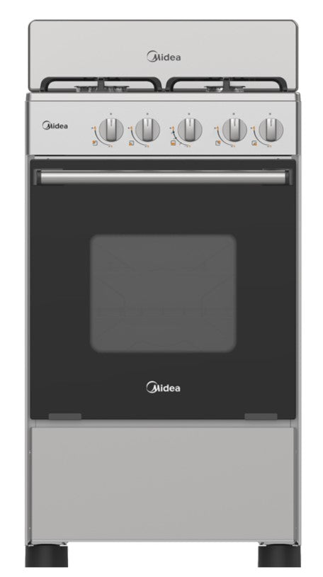 Midea cocina a gas 20 pulgadas 4 quemadores hierro fundido MGS20F0BKAGG-CA