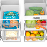 Midea refrigerador 16 pc color acero side by side inverter MDRS619FGM46