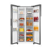 Midea refrigerador 16 pc color acero side by side inverter MDRS619FGM46