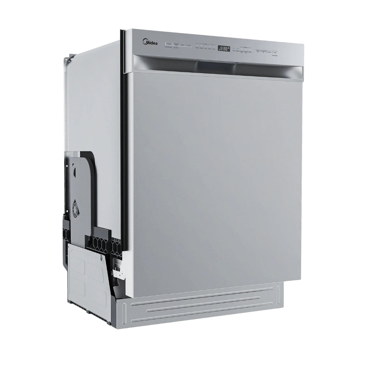 Midea lavaplatos empotrable 14 servicios color silver MDWPS1401KSS