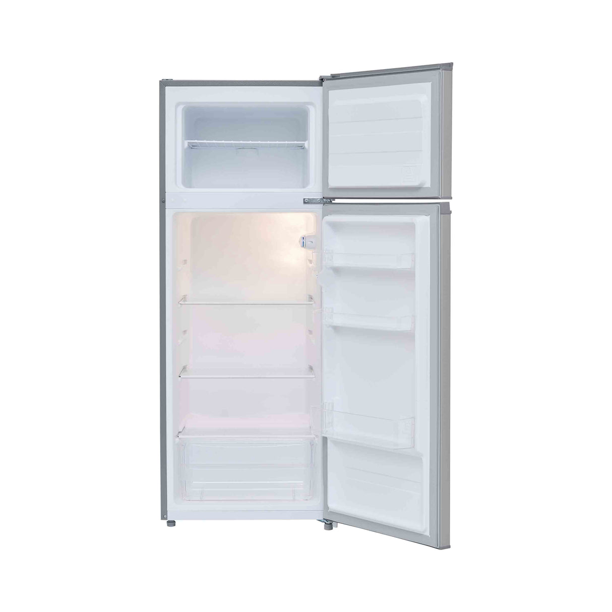 Midea refrigerador top mount 8 pc color acero inoxidable MDRT210CCNLS