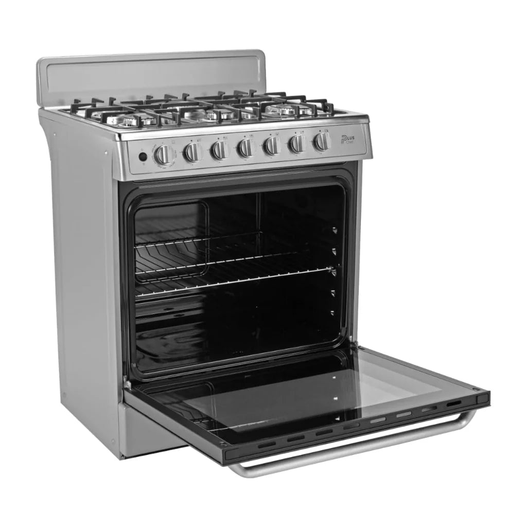 Midea Cocina De gas de 30" 6 quemadores Acero inoxidable MGS30FS1LIFSSSF