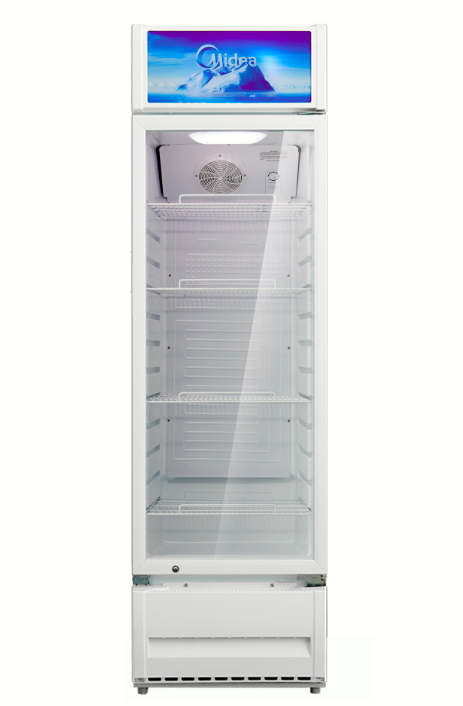 Midea refrigerador exhibidor 11 pies con luz MDRZ309CCNWH-CA