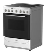 Midea cocina electrica 24 pul vitroceramica MES24FS2BADBG