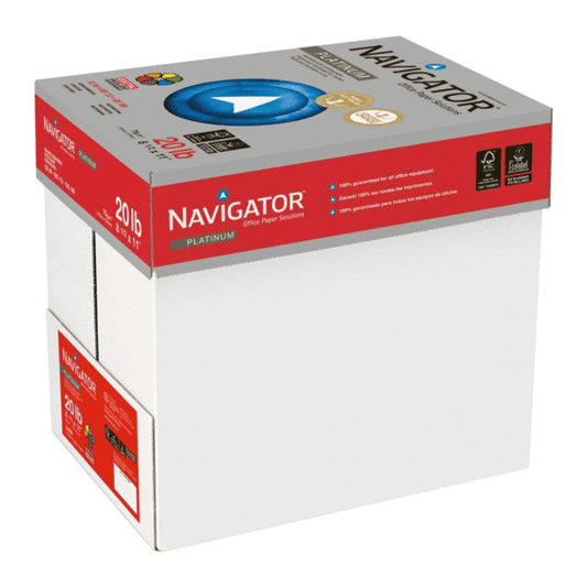 Navigator caja 10 und resma 8 ½ x 13, oficio 500 hjs 75Gr NPT0750159