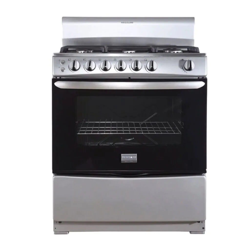 Frigidaire cocina de gas 30 6 quemadores gris FKGJ30C3MDQG