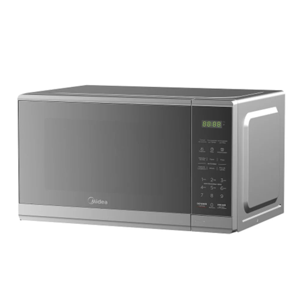 Midea microondas 0.7Pc puerta acabado espejo gabinete Gris-B MMDF07S2MG-CA